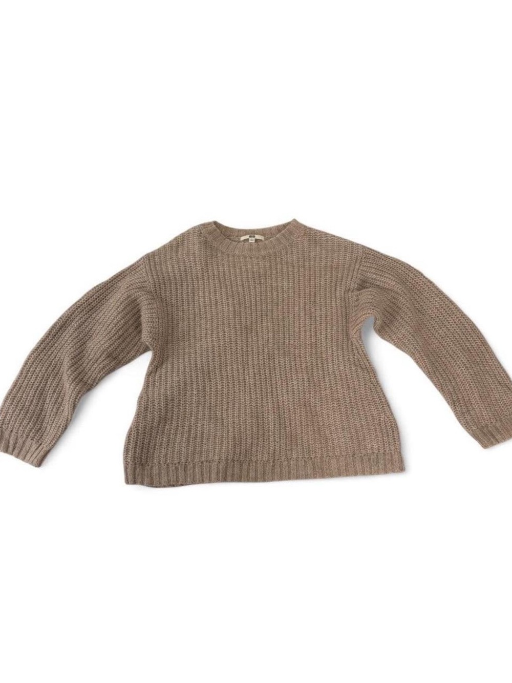 Uniqlo Ribbed Knit Crewneck Sweater